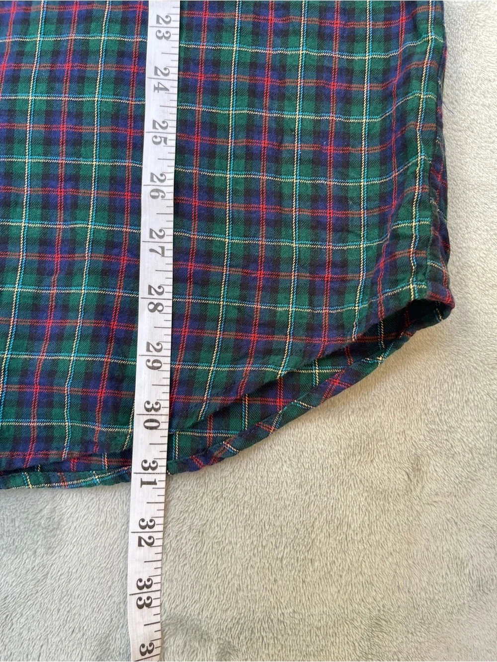 J. Crew Men’s Classic Brushed Twill Green Plaid Shirt preppy academia Scottish